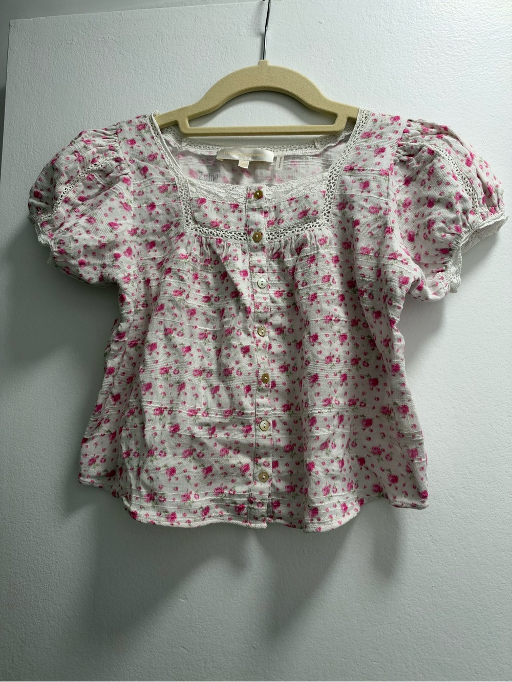 LoveShackFancy Floral Top Size 8-9